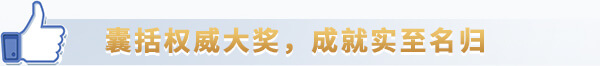 囊括权威大奖，成就实至名归